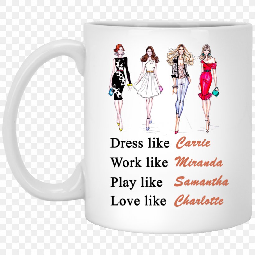 Mug Samantha Jones Carrie Bradshaw Fashion Illustration, PNG, 1155x1155px, Mug, Carrie Bradshaw, Ceramic, Cup, Drinkware Download Free