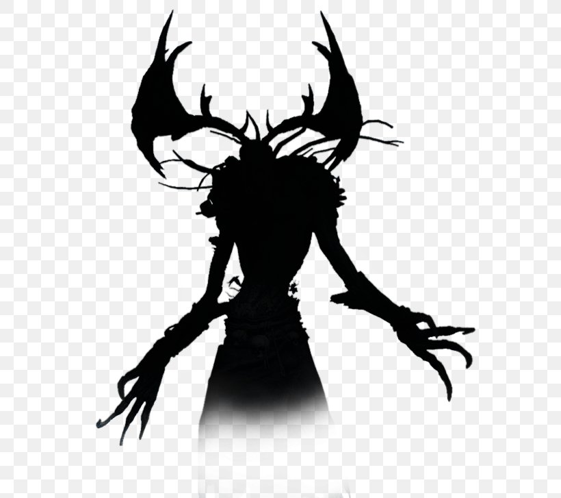 The Witcher 3: Wild Hunt Leshy Spirit Bloodborne, PNG, 654x727px, Witcher 3 Wild Hunt, Antler, Black And White, Bloodborne, Demon Download Free