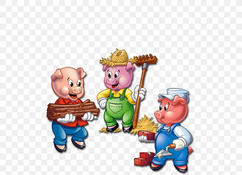 Domestic Pig Goldilocks And The Three Bears The Three Little Pigs Clip Art, PNG, 532x592px, Domestic Pig, Cartoon, Child, Fairy Tale, Fiction Download Free
