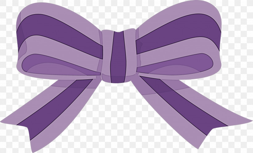 Decoration Ribbon Cute Ribbon, PNG, 3000x1818px, Decoration Ribbon, Bow Tie, Cute Ribbon, Lilac, Purple Download Free