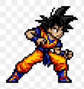 Goku Super Saiyan Pixel Art Jump Ultimate Stars, PNG, 540x570px, Goku ...
