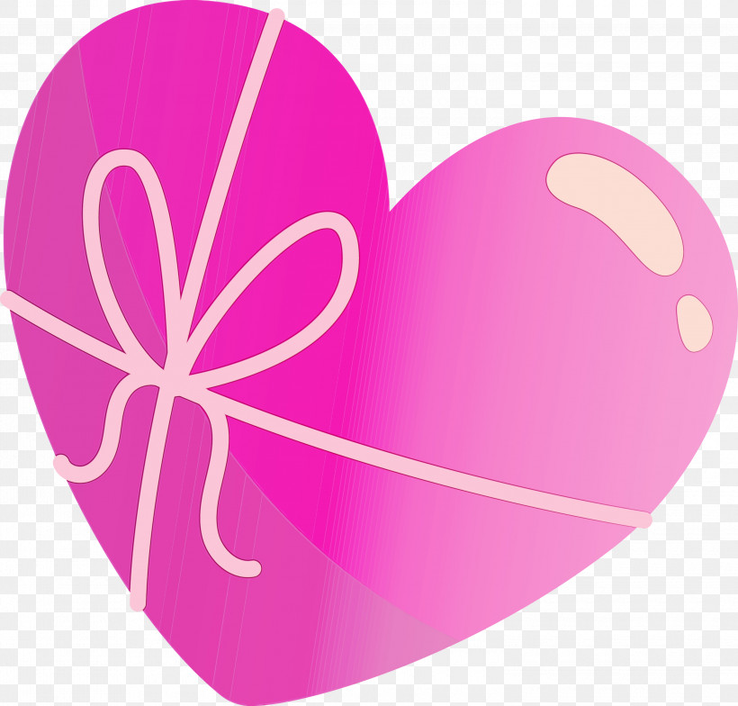 Heart Pink Heart Magenta Love, PNG, 3000x2871px,  Download Free