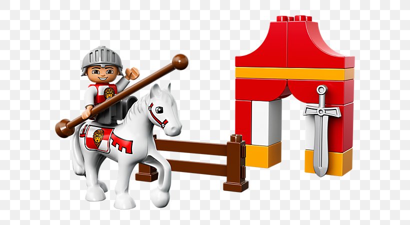 Lego Knights Tournament Lego Duplo Knight Tournament 10568 Toy, PNG, 600x450px, Lego, Horse Like Mammal, Knight, Lego Castle, Lego Duplo Download Free