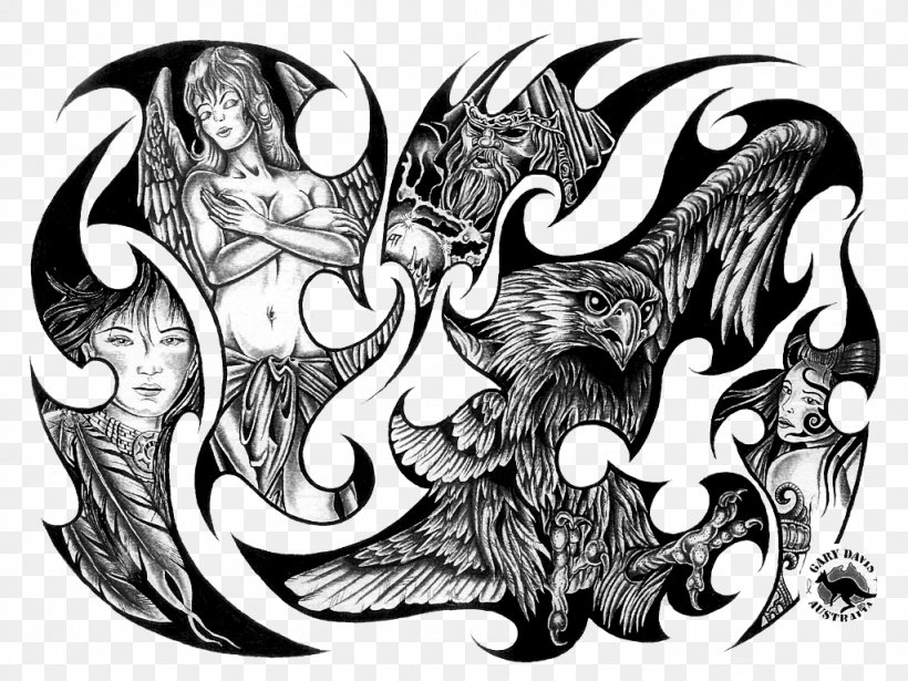 Tattoo Artist Photography, PNG, 1024x768px, Tattoo, Art, Black And White, Body Piercing, Demon Download Free