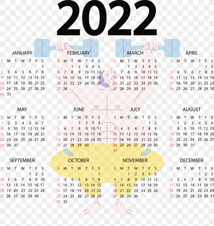 Calendar System Sunday 2022 Week Calendar Year, PNG, 2836x3000px, Watercolor, Annual Calendar, Calendar System, Calendar Year, Monday Download Free