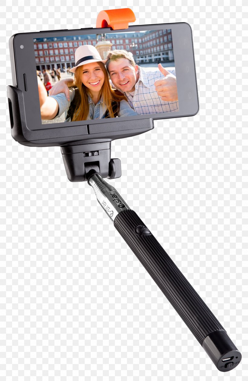 Selfie Stick Mobile Phones Tripod Bluetooth, PNG, 2000x3064px, Selfie Stick, Black, Bluetooth, Camera, Camera Accessory Download Free