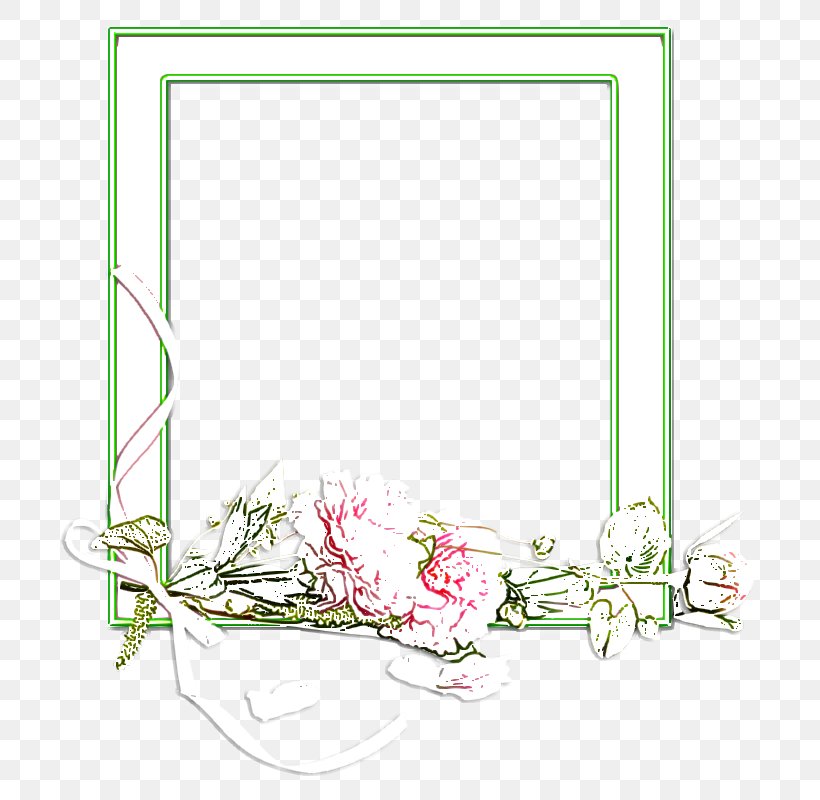 Floral Design Picture Frames Clip Art Leaf Product, PNG, 725x800px, Floral Design, Area, Art, Border, Branch Download Free