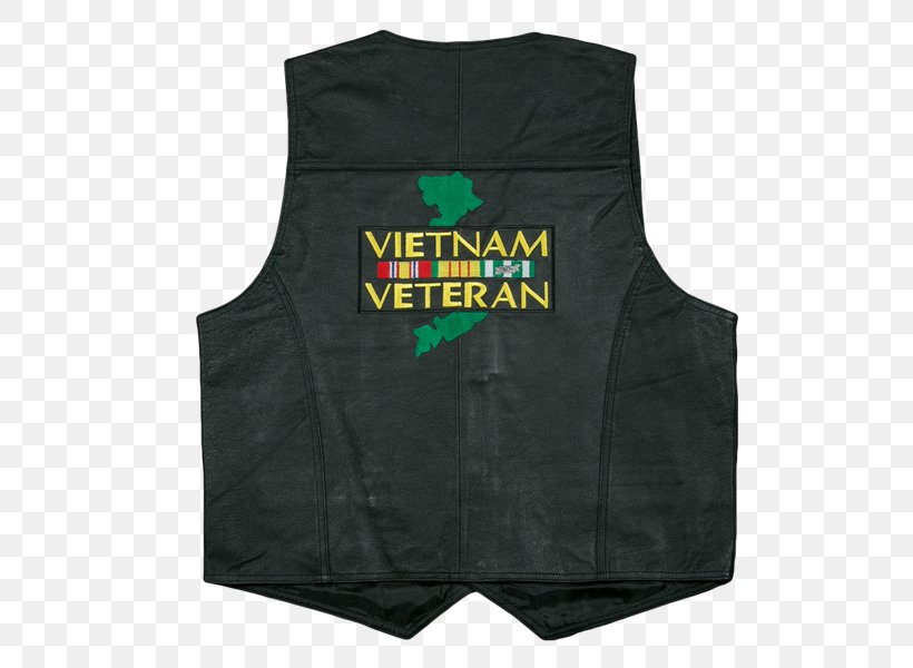 Gilets Sleeveless Shirt Vietnam Veteran, PNG, 600x600px, Gilets, Black, Black M, Brand, Leather Download Free