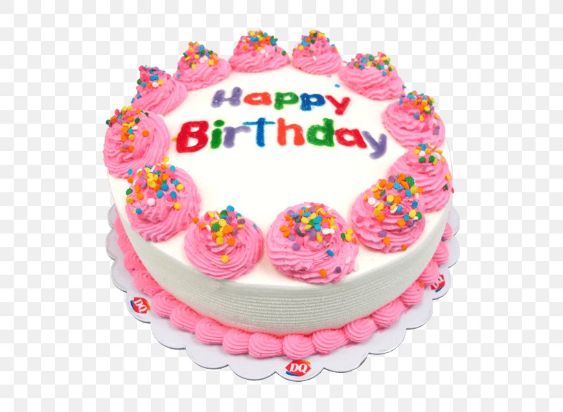 Ice Cream Cake Birthday Cake Dairy Queen, PNG, 600x600px, Ice Cream Cake, Birthday, Birthday Cake, Buttercream, Cake Download Free