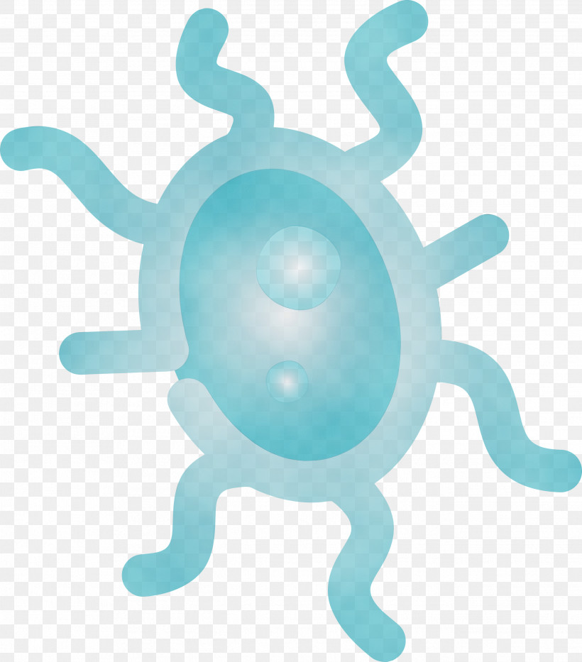 Turquoise Logo Symbol, PNG, 2636x3000px, Bacteria, Germs, Logo, Paint, Symbol Download Free