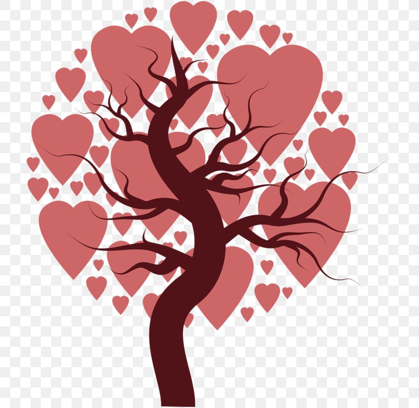 Drawing Heart Cartoon Tree, PNG, 719x800px, Watercolor, Cartoon, Flower, Frame, Heart Download Free