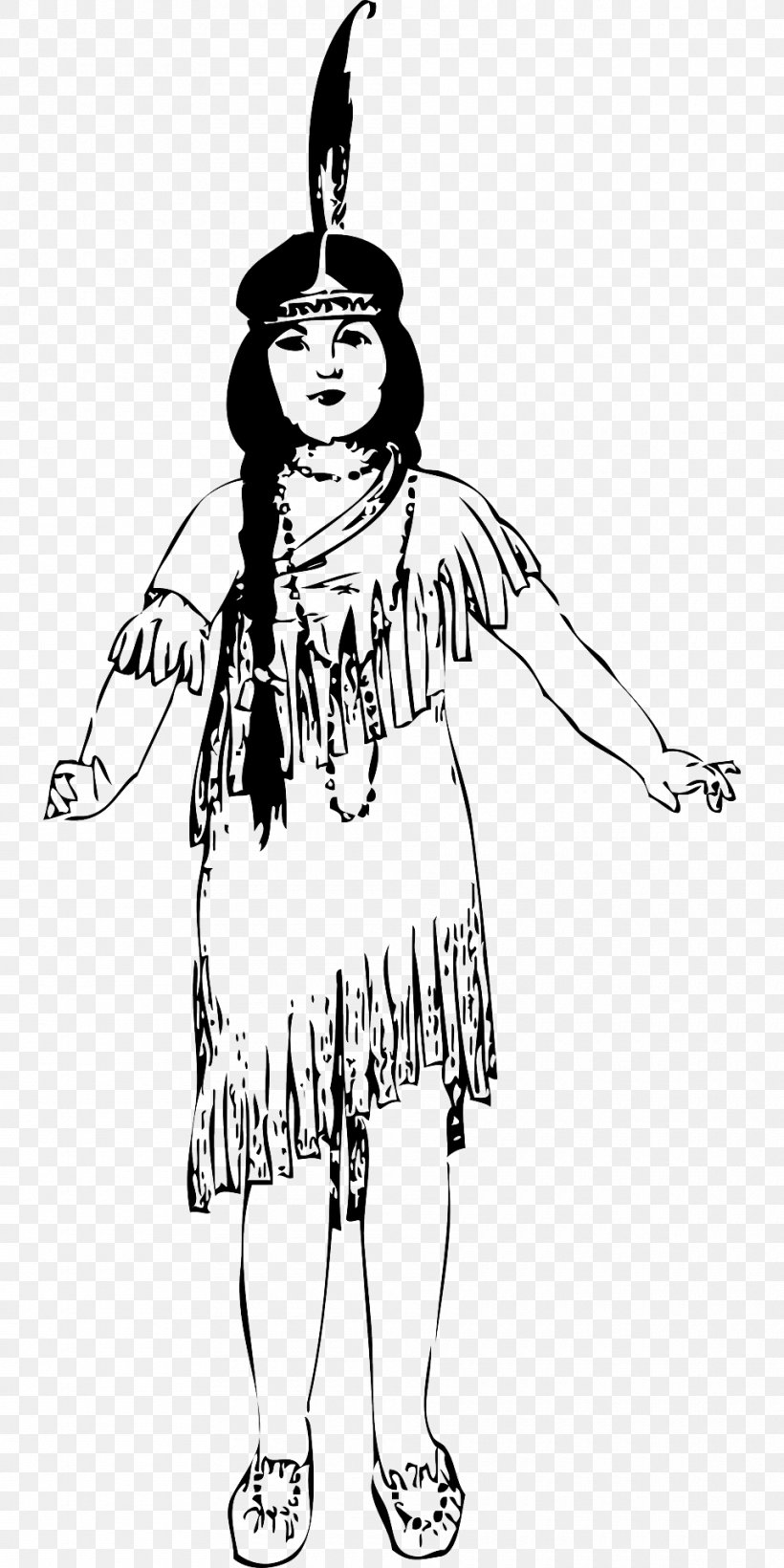Native Americans In The United States Clip Art, PNG, 960x1920px, Americans, Art, Artwork, Black, Black And White Download Free