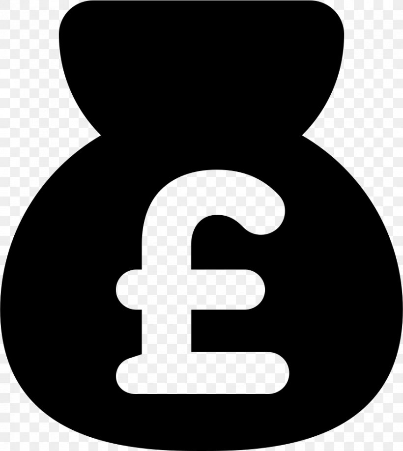 Pound Sign Money Bag Pound Sterling Currency Symbol, PNG, 876x981px, Pound Sign, Bag, Bank, Black And White, Currency Download Free