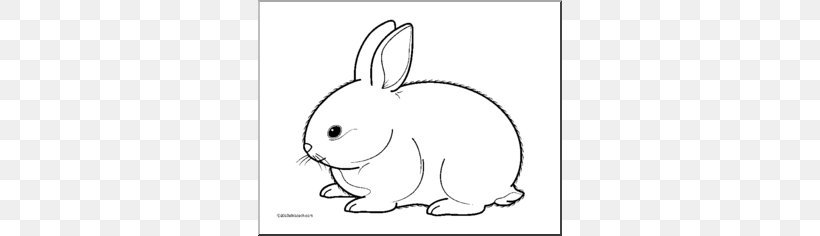 White Rabbit Holland Lop Hare Clip Art, PNG, 304x236px, White Rabbit, Animal Figure, Area, Artwork, Black And White Download Free