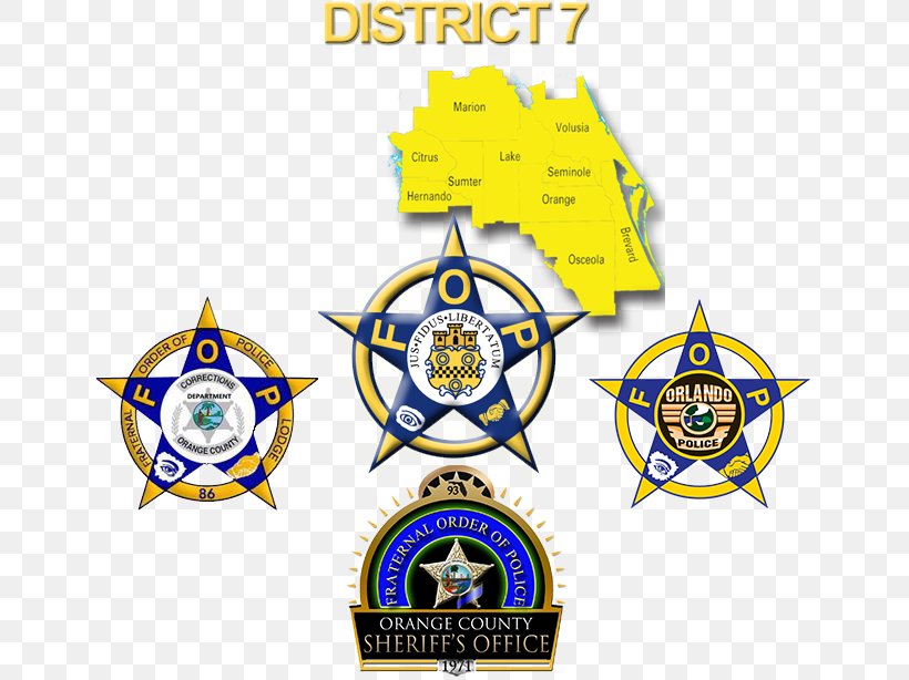 Orange County, Florida Fraternal Order Of Police Organization, PNG, 675x614px, Orange County Florida, Area, Badge, Brand, California Download Free