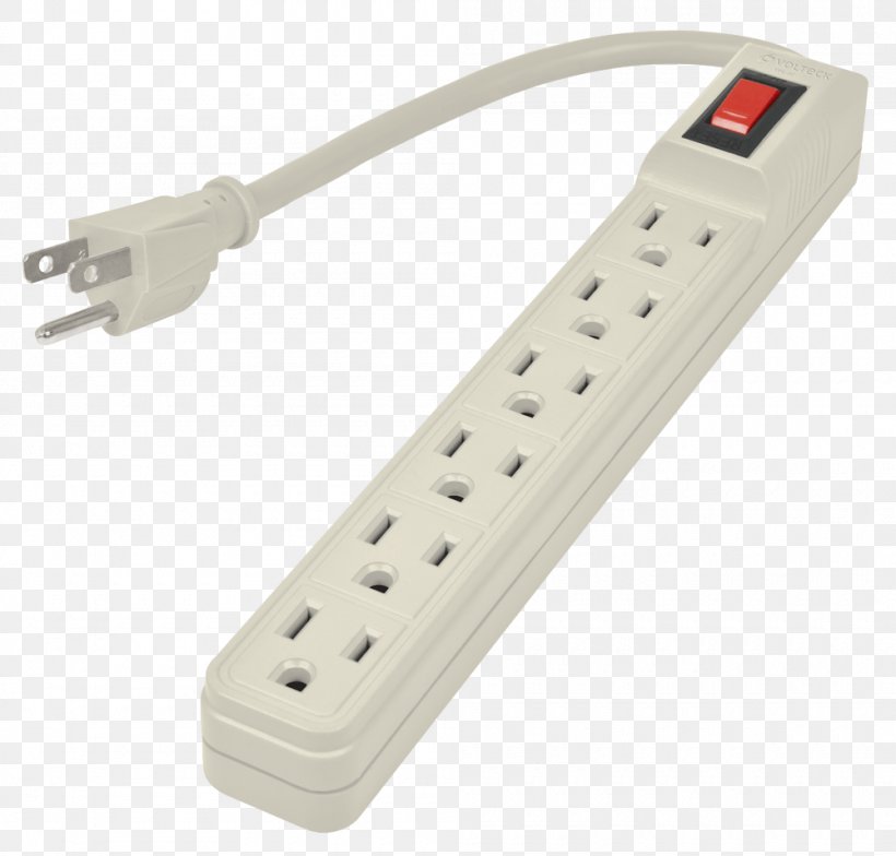 Power Strips Surge Suppressors Electrical Cable Extension Cords Switches Wires Png - Diy Power Strip Surge Protector