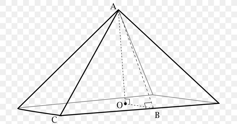 Triangle Pythagorean Theorem Square Pyramid, PNG, 700x430px, Triangle, Area, Base, Edge, Geometry Download Free