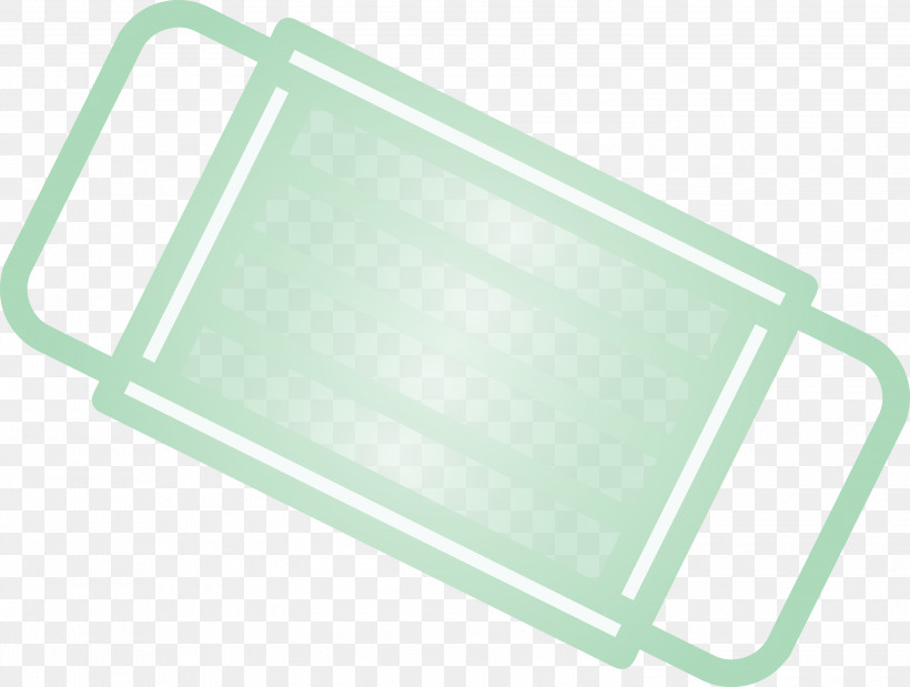 Medical Mask Surgical Mask, PNG, 3000x2266px, Medical Mask, Rectangle, Serving Tray, Surgical Mask Download Free
