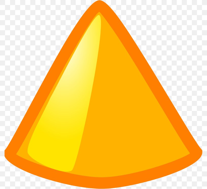Triangle, PNG, 784x750px, Triangle, Cone, Orange, Yellow Download Free