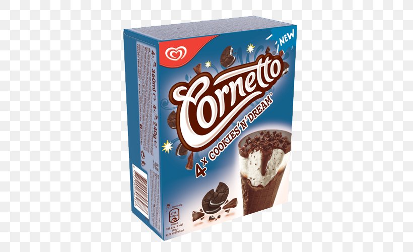Ice Cream Cones Cornetto Wall's, PNG, 500x500px, Ice Cream, Algida, Biscuits, Caramel, Chocolate Download Free