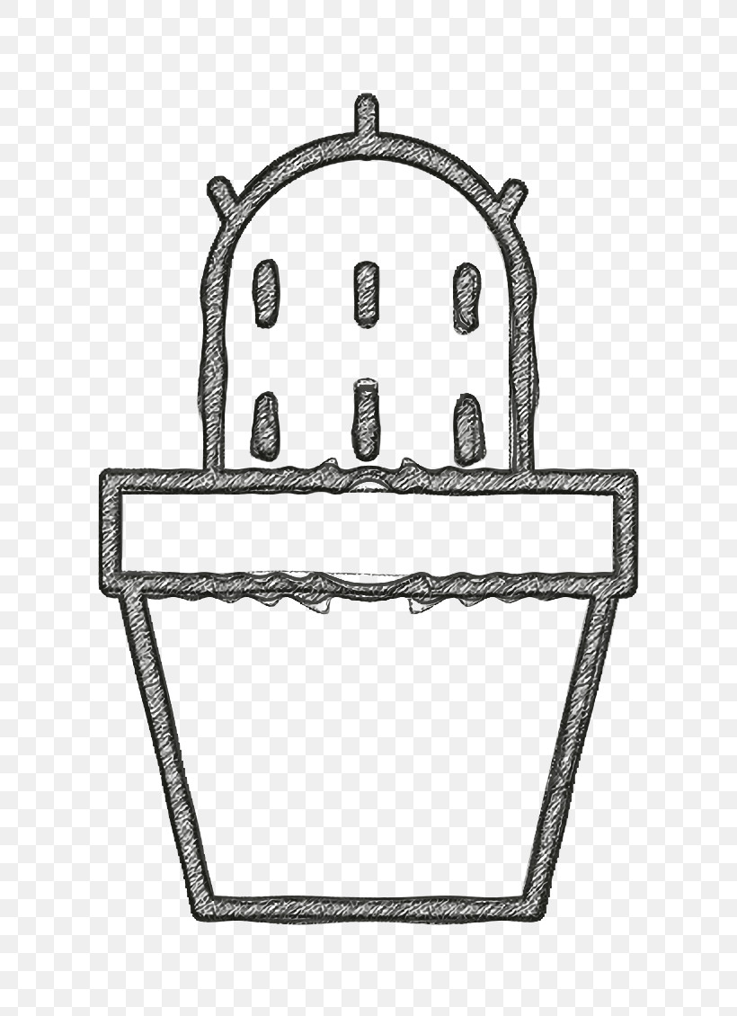 Cactus Icon Interiors Icon, PNG, 760x1130px, Cactus Icon, Arch, Coloring Book, Interiors Icon, Line Art Download Free