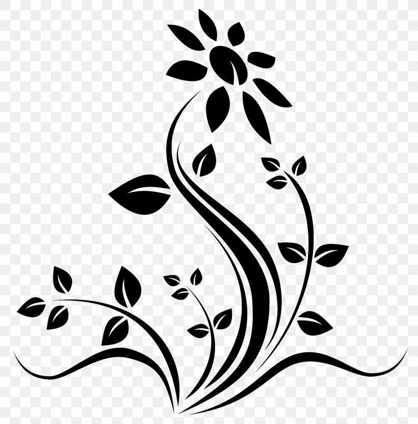 Flower Line Art, PNG, 1454x1478px, Silhouette, Blackandwhite, Branch, Flower, Flower Bouquet Download Free