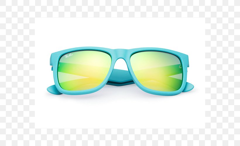 Goggles Sunglasses Ray-Ban Justin Classic, PNG, 582x500px, Goggles, Aqua, Aviator Sunglasses, Blue, Clothing Download Free