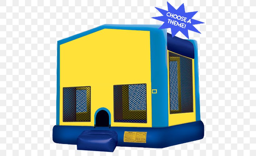 Inflatable Bouncers House Playground Slide Party, PNG, 500x500px, Inflatable Bouncers, Blue, Castle, Child, Customer Download Free