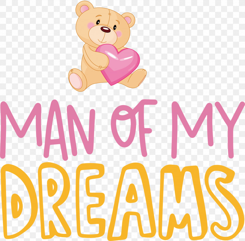 Man Of Dreams Valentines Day Valentines Day Quote, PNG, 3000x2960px, Valentines Day, Bears, Biology, Geometry, Happiness Download Free
