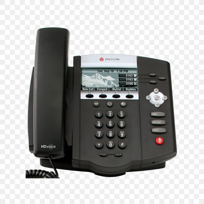 Polycom SoundPoint IP 450 VoIP Phone Telephone Session Initiation Protocol, PNG, 1200x1200px, Polycom Soundpoint Ip 450, Answering Machine, Corded Phone, Electronic Instrument, Electronics Download Free