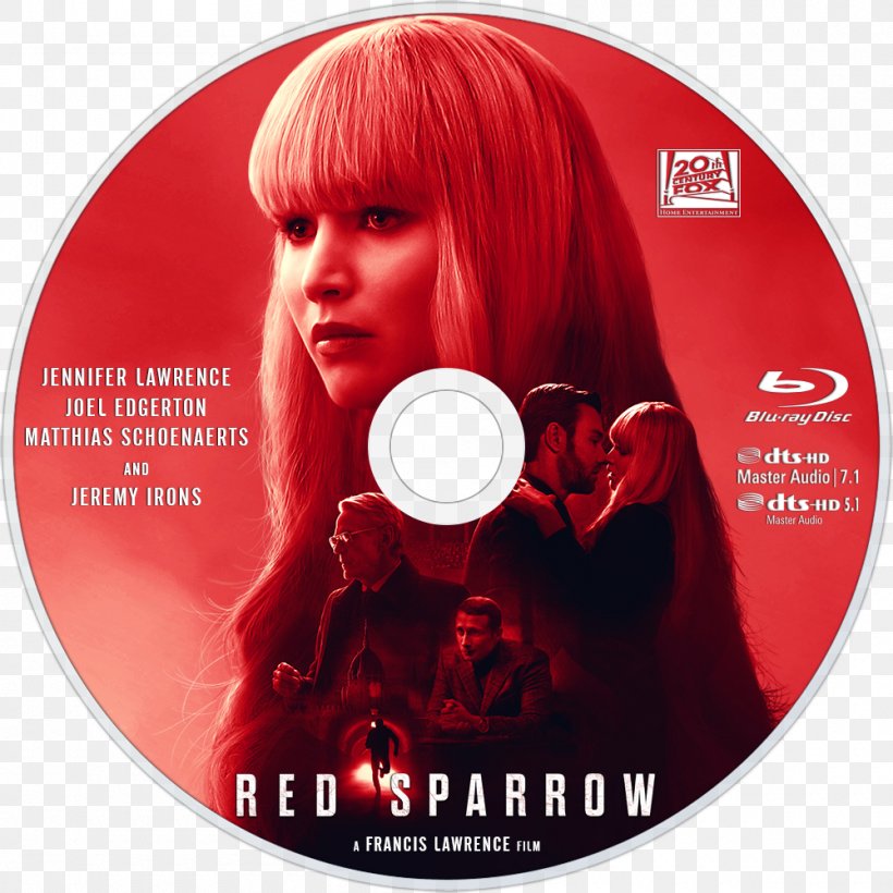 Red Sparrow Francis Lawrence Film Cinema Thriller, PNG, 1000x1000px, Watercolor, Cartoon, Flower, Frame, Heart Download Free