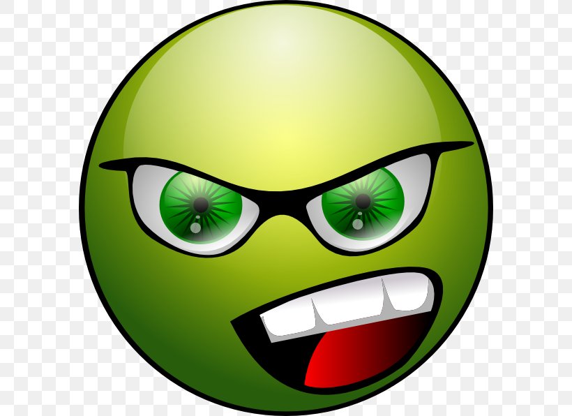 Smiley Emoticon Green Clip Art, PNG, 594x596px, Smiley, Emoji, Emoticon, Eyewear, Face Download Free