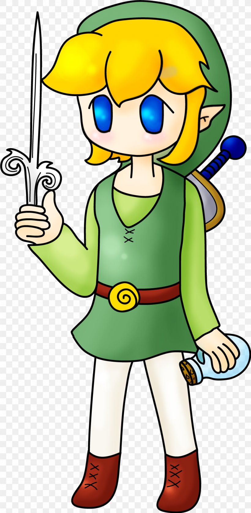 The Legend Of Zelda: The Wind Waker Zelda II: The Adventure Of Link Ganon Video Game, PNG, 974x1990px, Legend Of Zelda The Wind Waker, Art, Artwork, Cartoon, Character Download Free