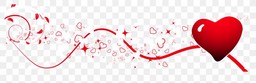 Valentine's Day Desktop Wallpaper Clip Art, PNG, 1180x384px, Watercolor, Cartoon, Flower, Frame, Heart Download Free