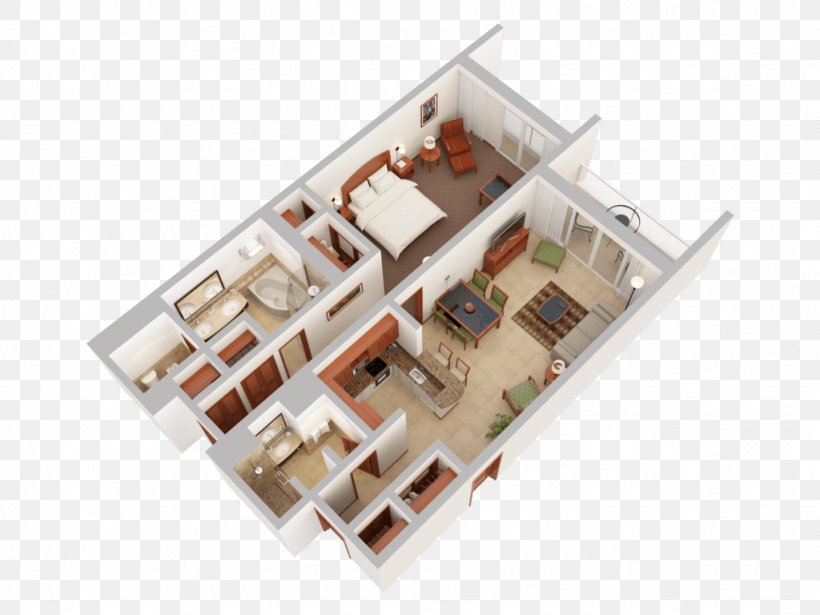 3D Floor Plan Caribe Hilton Hotel, PNG, 1024x768px, 3d Floor Plan, Floor Plan, Architectural Plan, Bedroom, Building Download Free