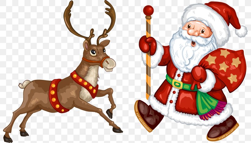 Ded Moroz Paper Reindeer Christmas Santa Claus, PNG, 800x467px, Ded Moroz, Christmas, Christmas Card, Christmas Decoration, Christmas Elf Download Free