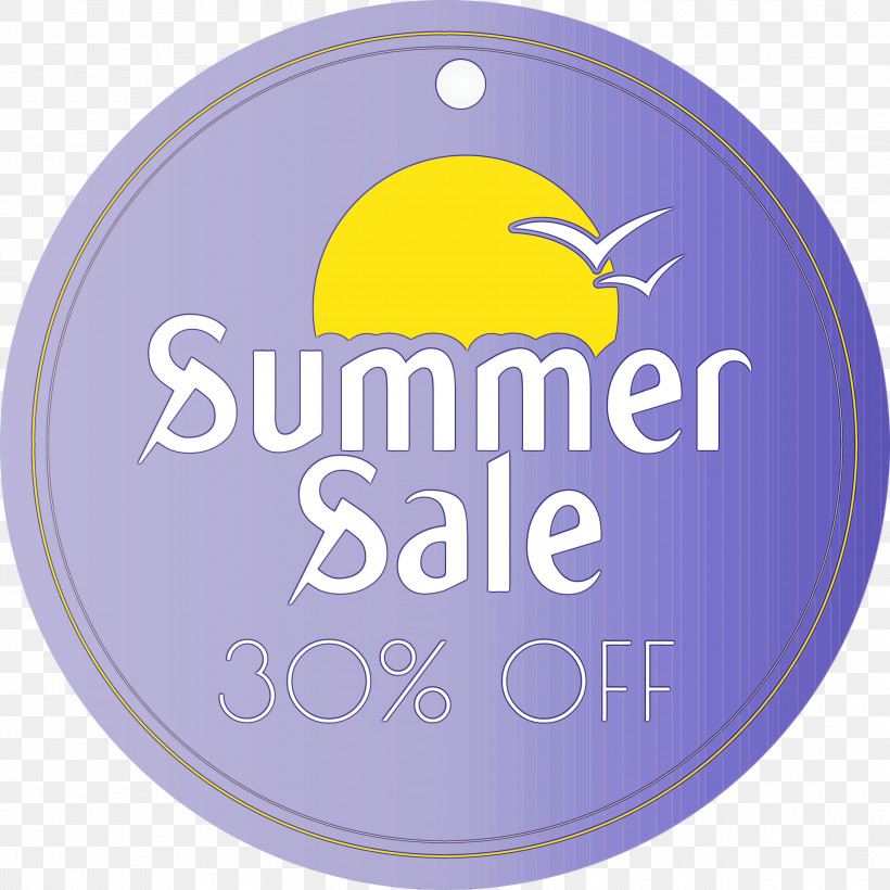 Logo Font Yellow Area M, PNG, 3000x3000px, Summer Sale, Area, Logo, M, Meter Download Free