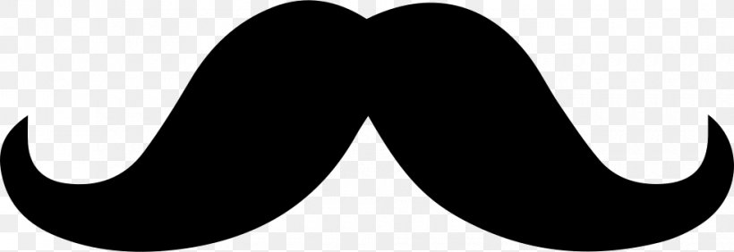 Moustache, PNG, 980x338px, Moustache, Beard, Black And White, Drawing, Hair Download Free