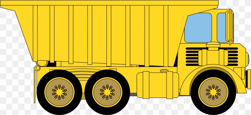 Pickup Truck Dump Truck Clip Art, PNG, 2335x1075px, Pickup Truck, Box Truck, Car, Commercial Vehicle, Construction Equipment Download Free