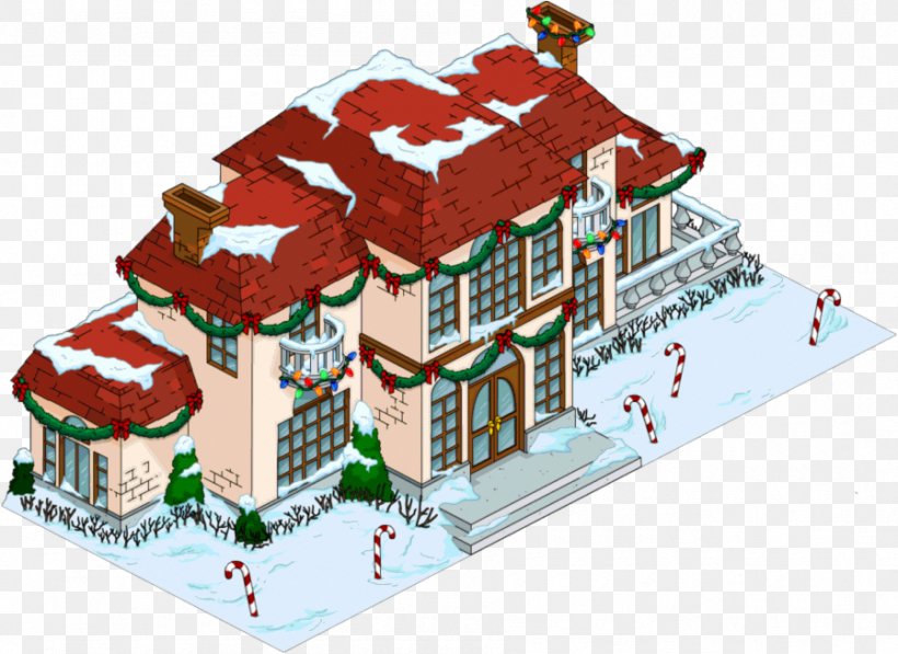 The Simpsons: Tapped Out Fat Tony Christmas Homer Simpson Gingerbread House, PNG, 898x654px, Simpsons Tapped Out, Building, Christmas, Christmas Ornament, December Download Free