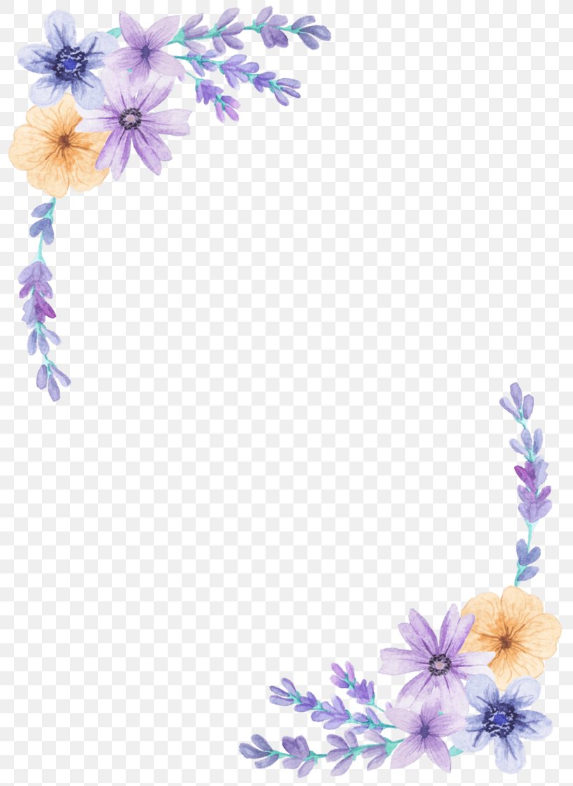 Borders And Frames Flower Floral Design Clip Art, PNG, 803x1124px, Borders And Frames, Blossom, Blue, Blue Rose, Branch Download Free