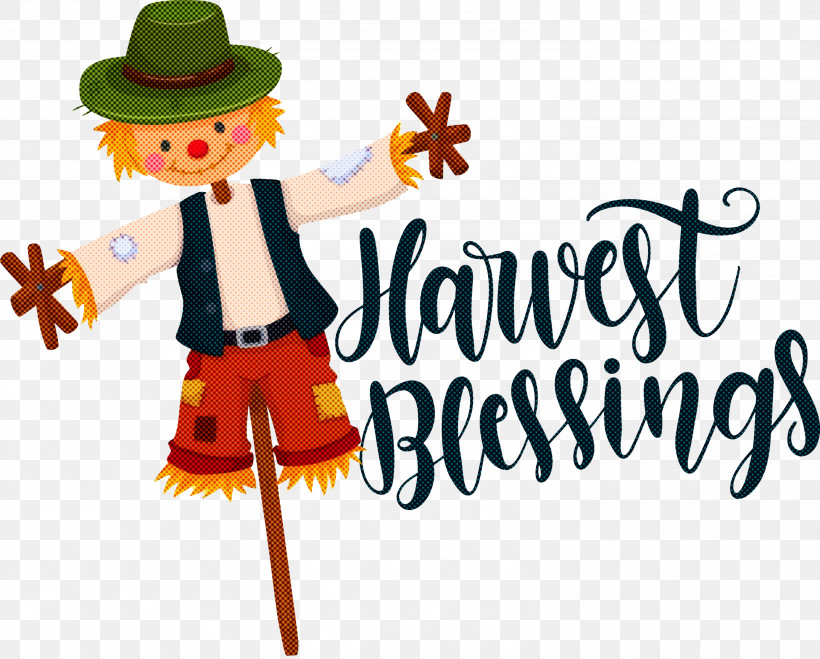 Harvest Blessings Thanksgiving Autumn, PNG, 2999x2413px, Harvest Blessings, Autumn, Behavior, Cartoon, Happiness Download Free