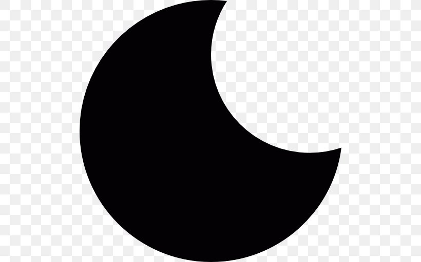 Moon Crescent Lunar Phase Shape Clip Art, PNG, 512x512px, Moon, Black, Black And White, Cloud, Crescent Download Free