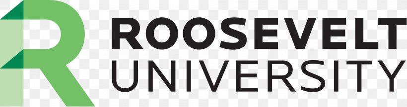 Roosevelt University College Of Pharmacy Chicago College Of Performing Arts Logo, PNG, 2000x531px, Roosevelt University, Brand, Chicago, College, Green Download Free