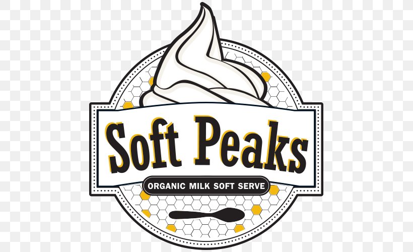 Soft Peaks Ice Cream Milk Soft Serve Ice Cream Parlor, PNG, 500x500px, Ice Cream, Area, Brand, Eating, Food Download Free