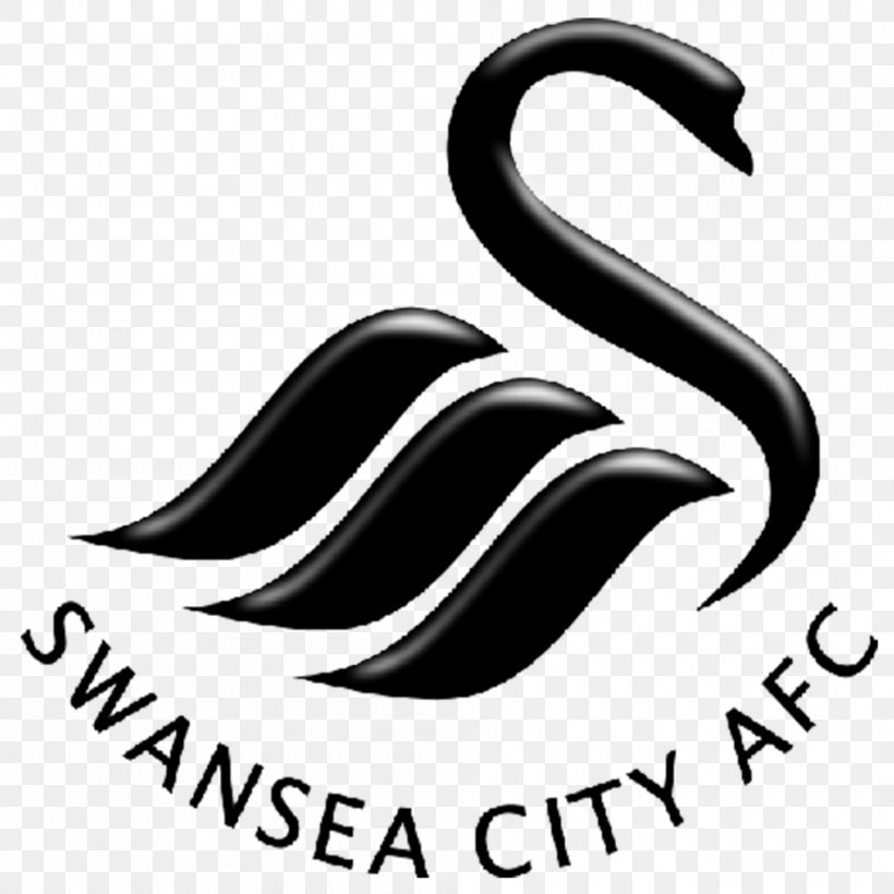 Swansea City A.F.C. Manchester City F.C. Premier League Brentford F.C., PNG, 1000x1000px, Swansea, Black And White, Brand, Brentford Fc, Efl Cup Download Free