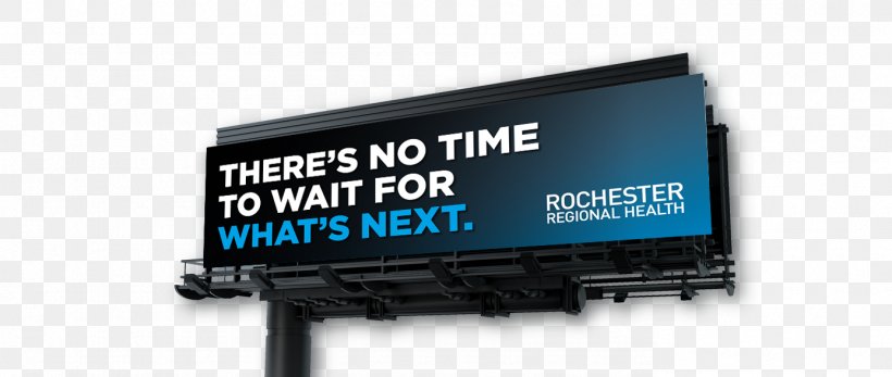 Billboard Display Advertising Rochester Regional Health Display Device, PNG, 1386x588px, 2017, Billboard, Advertising, Advertising Agency, Brand Download Free