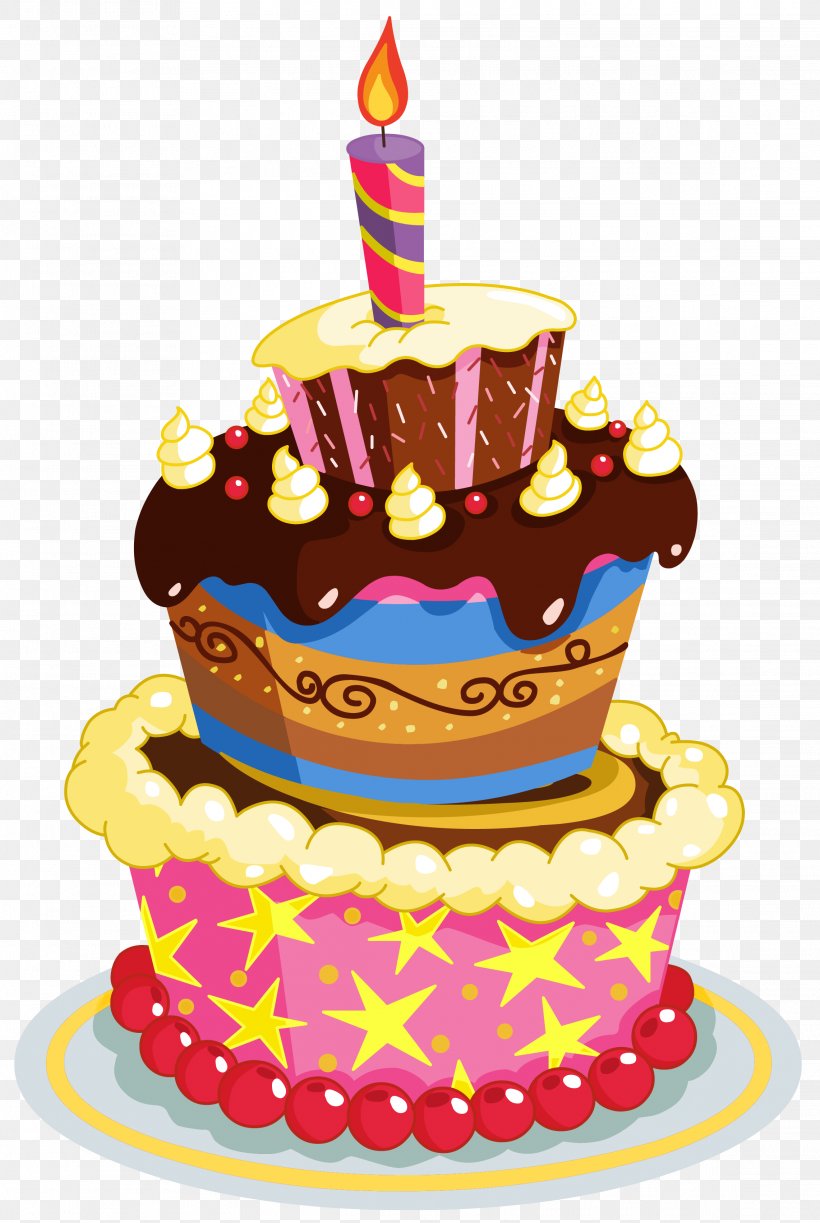 Birthday Cake Clip Art, PNG, 2282x3405px, Birthday Cake ...