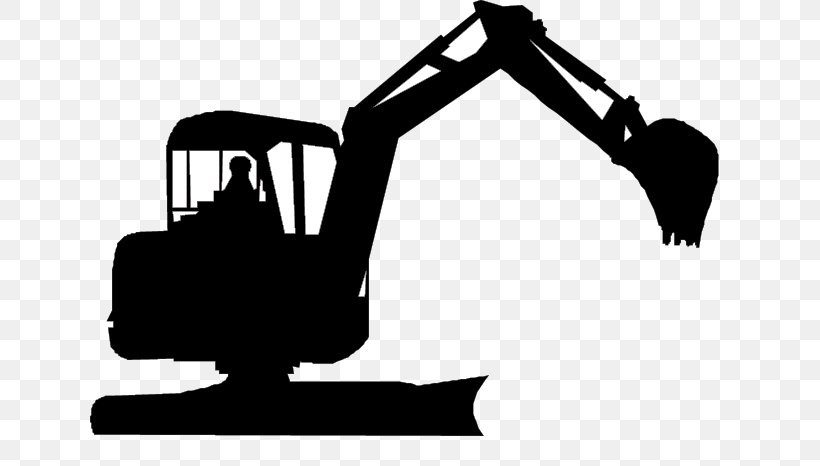 Compact Excavator Architectural Engineering Heavy Machinery Stock Photography, PNG, 640x466px, Excavator, Alamy, Architectural Engineering, Black And White, Block Paving Download Free