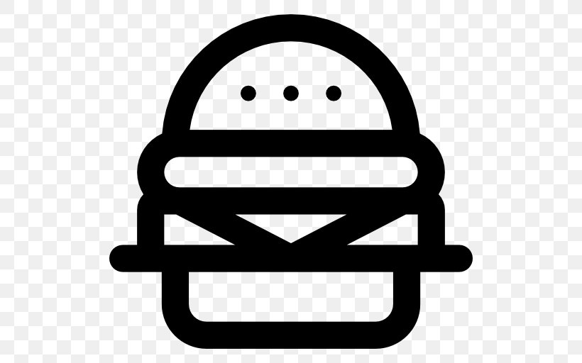 Hamburger Button Junk Food Fast Food Fizzy Drinks, PNG, 512x512px, Hamburger, Black And White, Face, Fast Food, Fast Food Restaurant Download Free